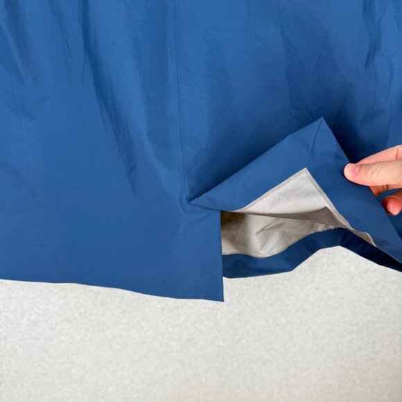 Arcteryx Womens Imber Jacket Size M Blue GoreTex Long Rain Shell Hooded Packable - Picture 9 of 16